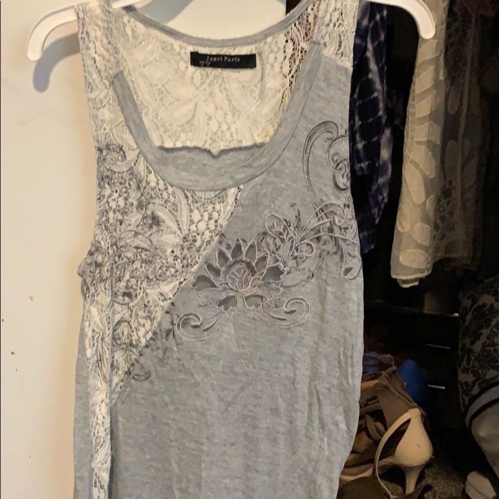 Grey tank top